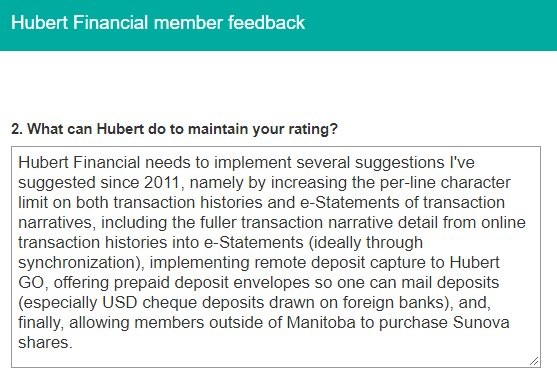Figure 2: Question #2 from Hubert member feedback survey taken April 24, 2020