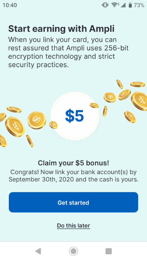 Ampli link to claim bonus