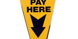 Pay Here sign