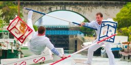 Jousting on the water